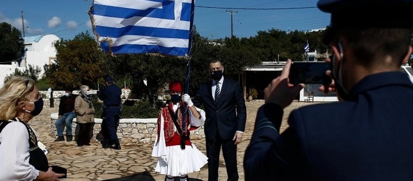 Επέτειος 25ης Μαρτίου: Σε Λειψούς, Αρκιούς και Αγαθονήσι ο Α.Στεφανής